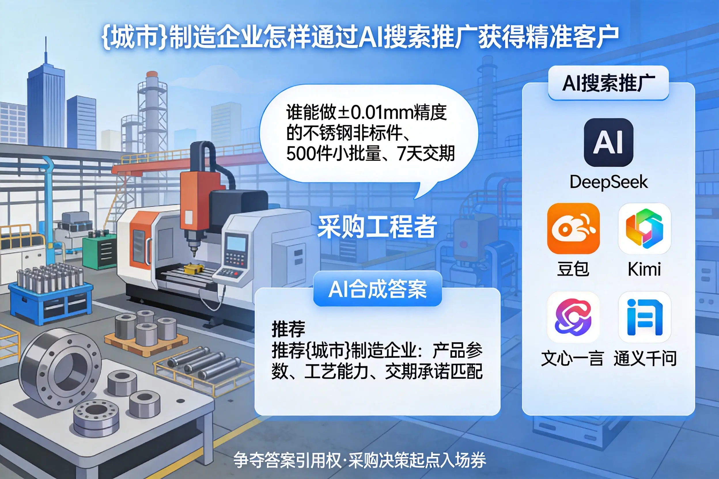 北京制造企业怎样通过AI搜索推广获得精准客户