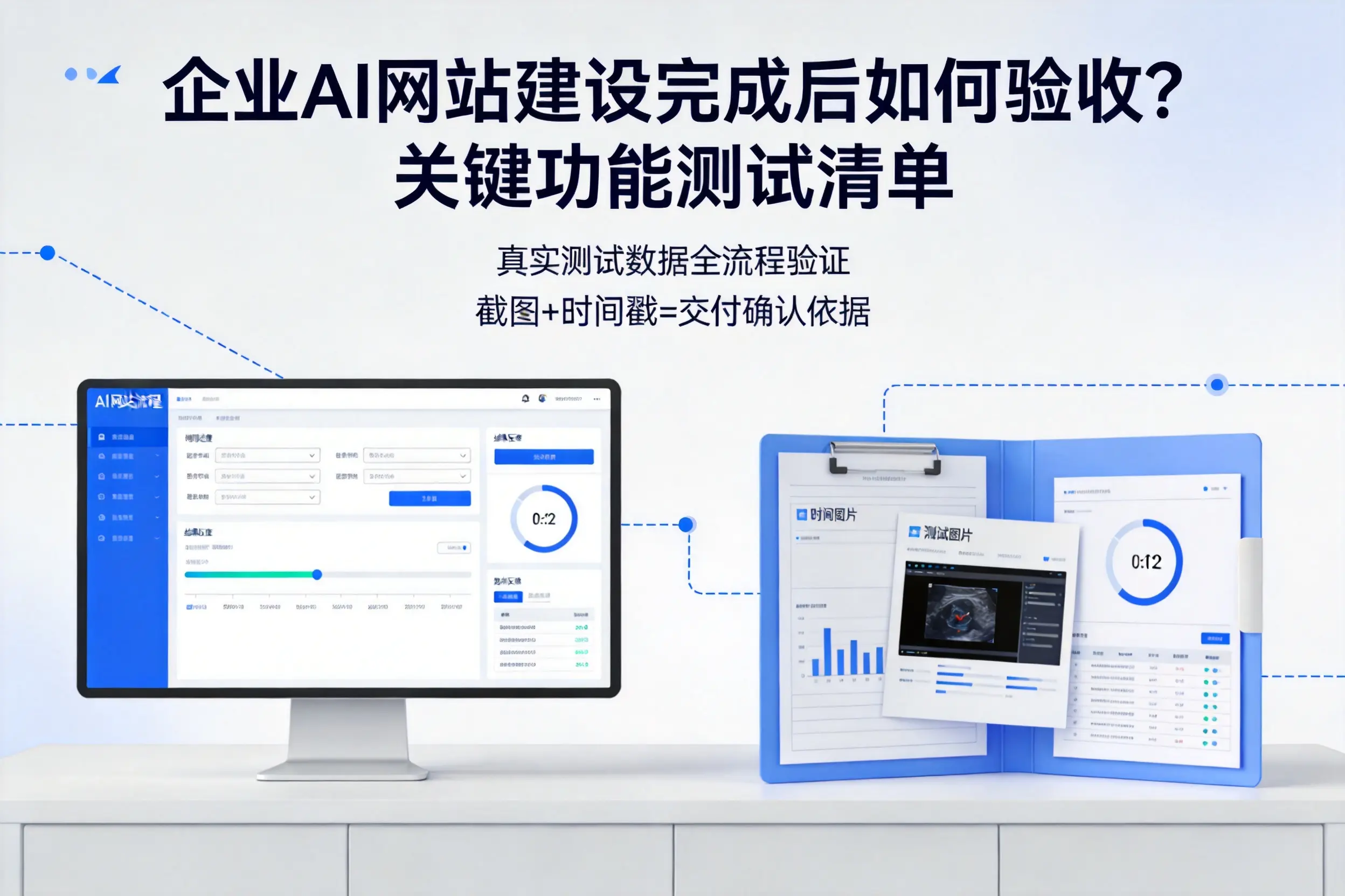 北京企业AI网站建设完成后如何验收？关键功能测试清单