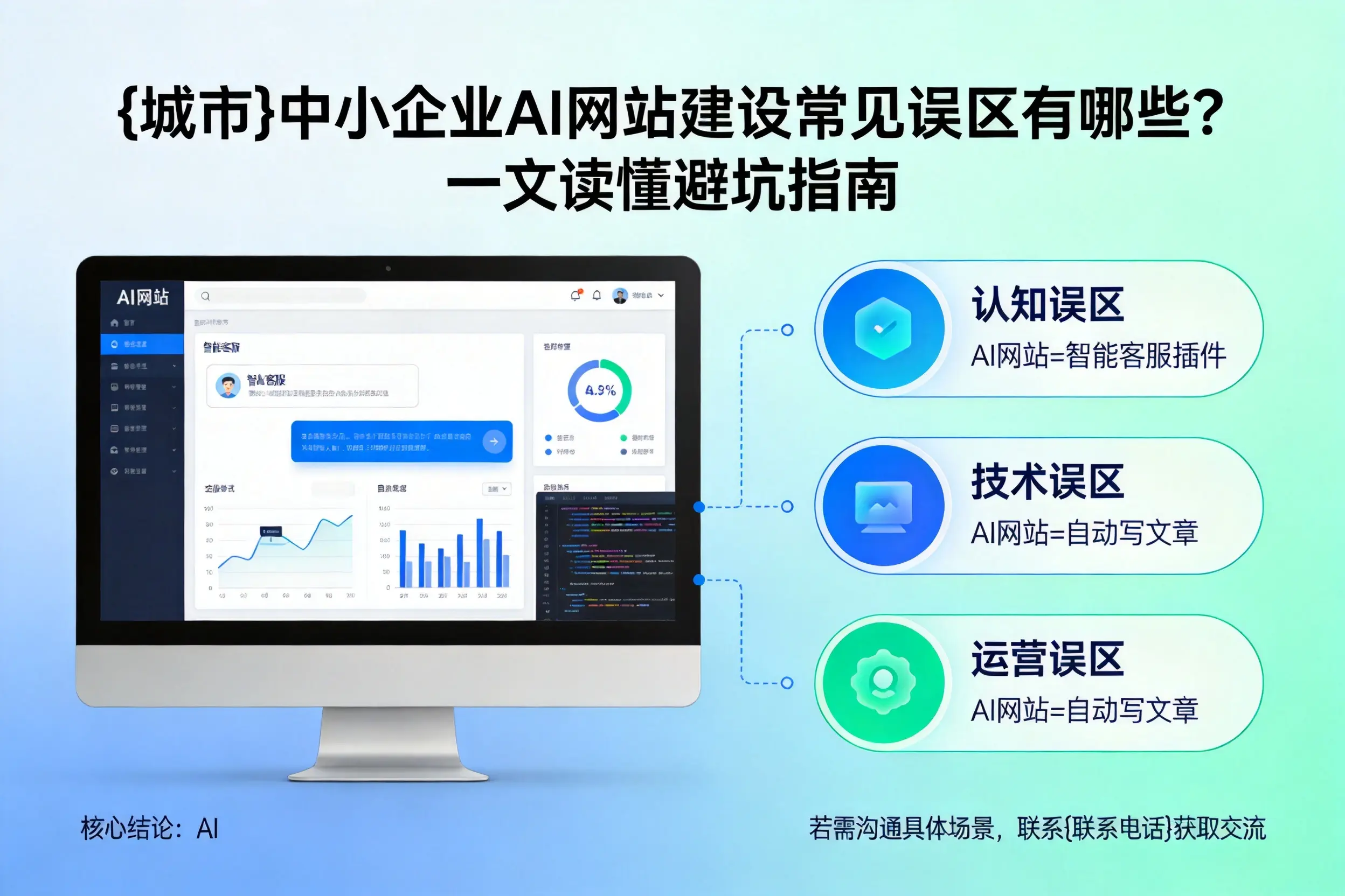 北京中小企业AI网站建设常见误区有哪些？一文读懂避坑指南