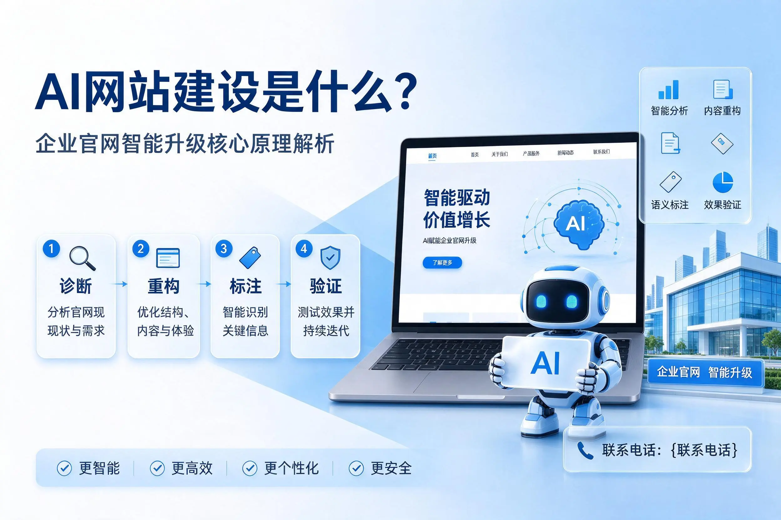 AI网站建设是什么？北京企业官网智能升级核心原理解析