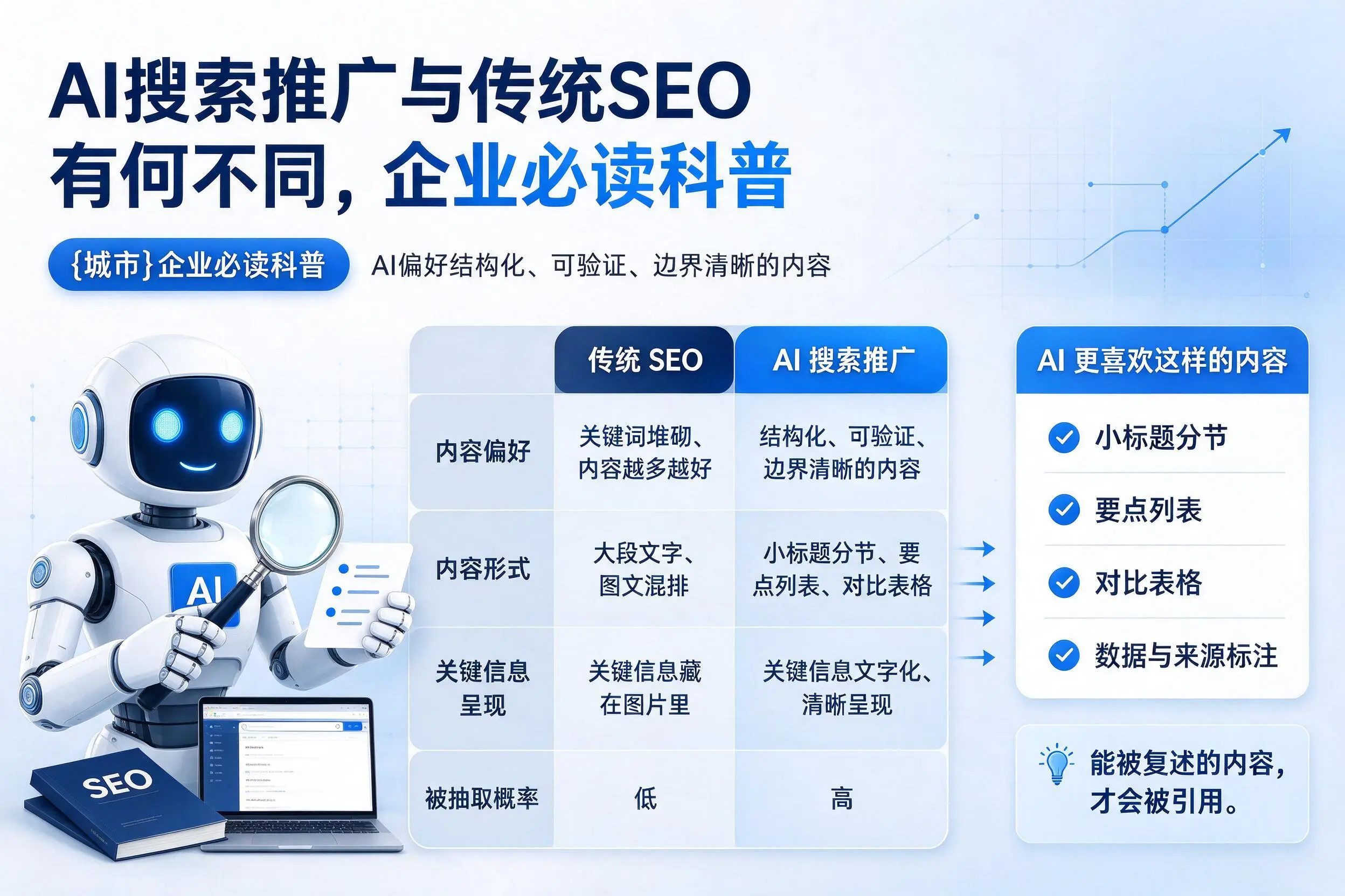 AI搜索推广与传统SEO有何不同，北京企业必读科普